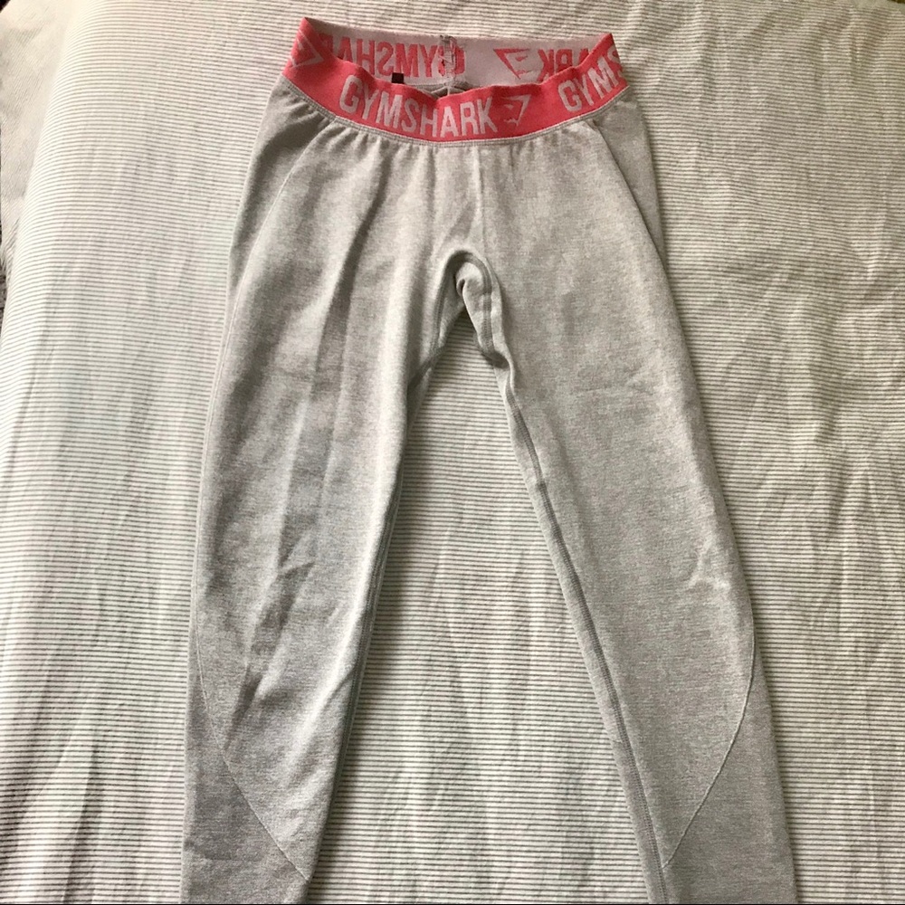 Gymshark flex leggings in pink and gray